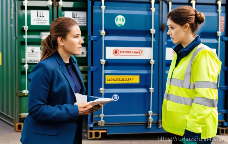 위험물관리사 자격증 유지 조건 - **Prompt:** A calm and professional scene inside a modern control room or a specialized logistics of...