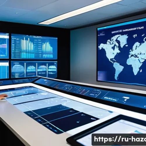 위험물관리사와 관련된 최신 기술 트렌드 - **Prompt for IoT Sensors and Predictive Analytics:**
    "A bright, ultra-modern industrial control ...