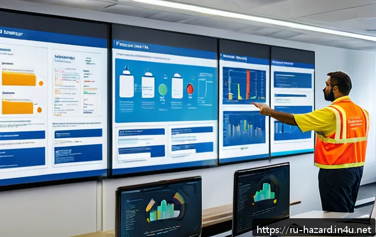 위험물관리사 시험 출제 경향 파악하기 - A detailed industrial safety training classroom scene with diverse adult professionals attentively l...